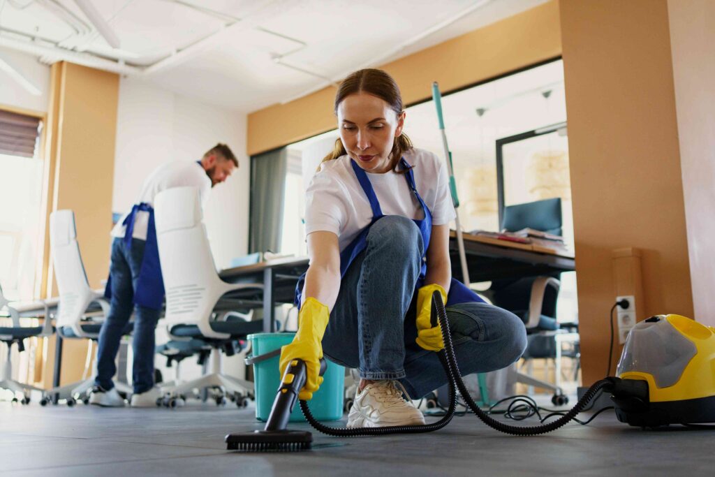 End of lease cleaning checklist — professional cleaner completing a thorough end of lease clean in a Sydney rental property